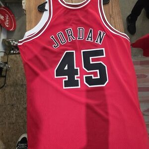 Mitchell & Ness Red Hardwood Classics Jersey Buy Get All 3 Ship Together